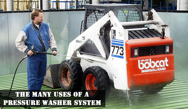 The many uses of a pressure washer system